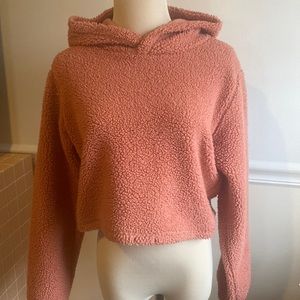 size S sherpa hoodie